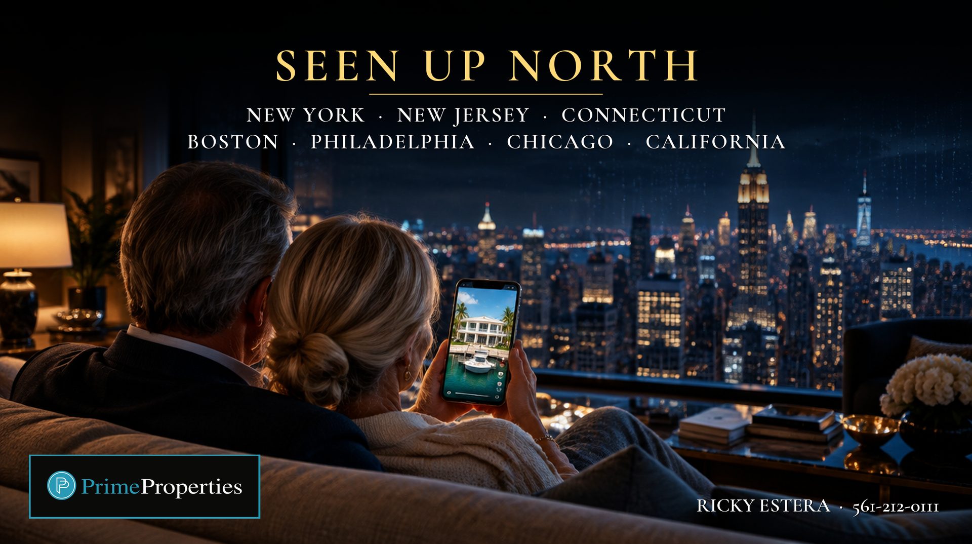 Seen up north: buyers in New York, New Jersey, Connecticut, Boston, Philadelphia, Chicago and California
