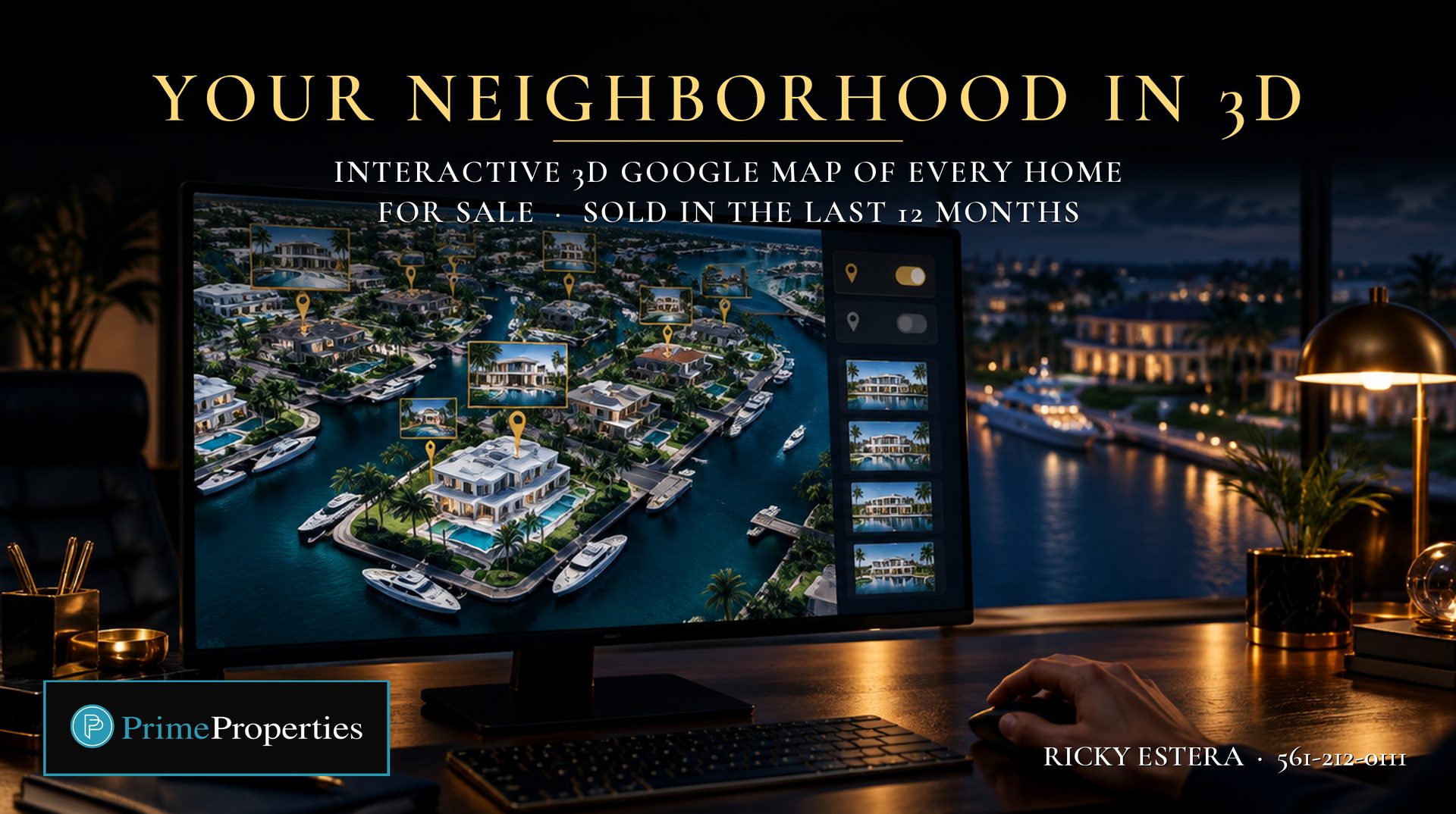 Your neighborhood in 3D: an interactive 3D Google map of every home, for sale and sold in the last 12 months